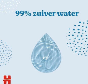 Huggbaby lingettes bébé Pure - 18 paquets de 56 lingettes (1008 lingettes) - 99% d'eau pure