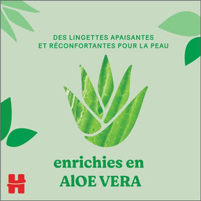 Huggbaby lingettes bébé Natural Care - 10 paquets de 56 lingettes (560 lingettes)