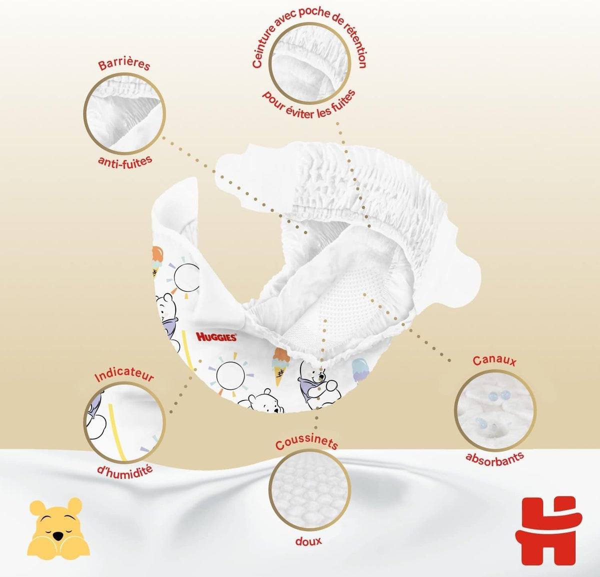 HUGGBABY® Extra Care - Couches bébé